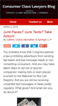 Mobile Screenshot of consumerclasslawyersblog.com
